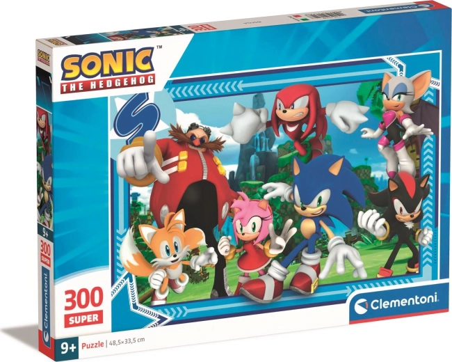 Puzzle 300 piese Super Sonic CLEMENTONI