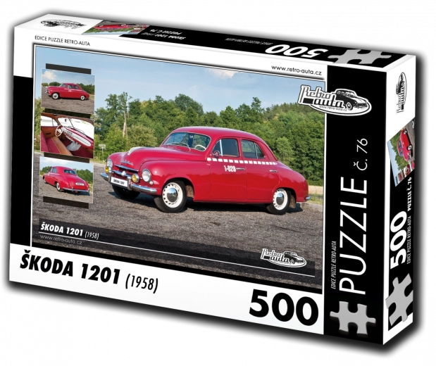 Puzzle RETRO-AUTA Škoda 1201 (1958), 500 piese