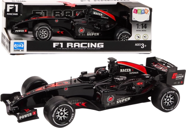 Mașină sport F1 Powered 1:14 Neagră cu sunete