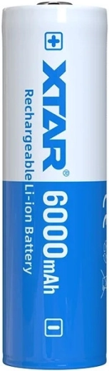 Acumulator Li-ion Xtar 21700 3,6 V 6000 mAh cu protecție - 1 bucată