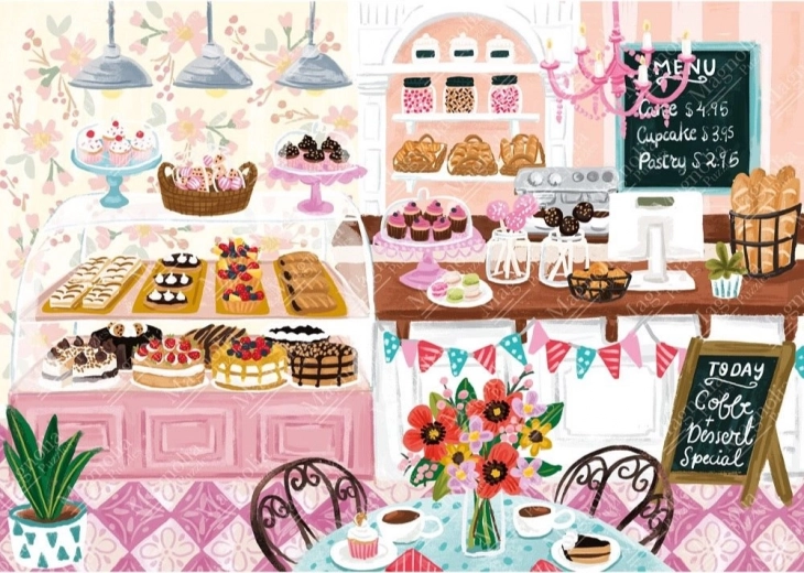 Puzzle brutărie 1000 piese MAGNOLIA