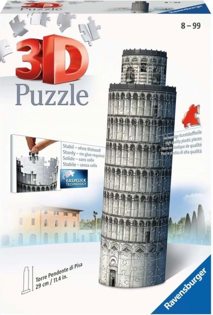 Puzzle 3D Ravensburger Turnul Înclinat din Pisa 216 piese