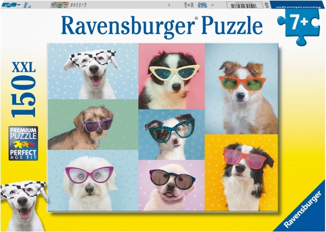 Puzzle Ravensburger Câini haioși XXL