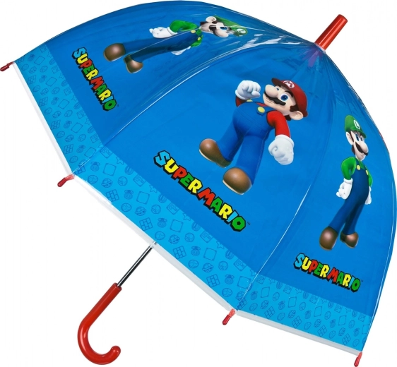 umbrelă manuală transparentă Super Mario