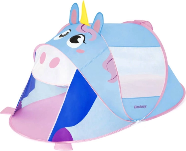 Cort pop-up pentru copii unicorn BESTWAY 182 × 96 × 81 cm