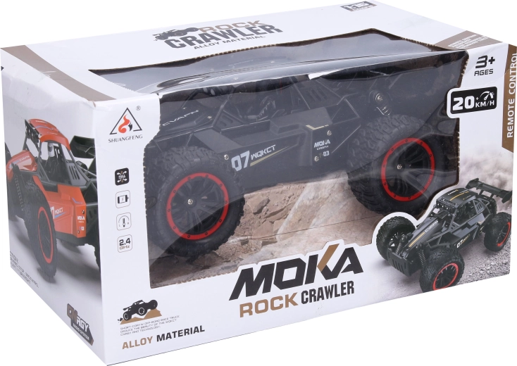 Buggy RC metalic Moka cu telecomandă 24 cm - 1 bucată