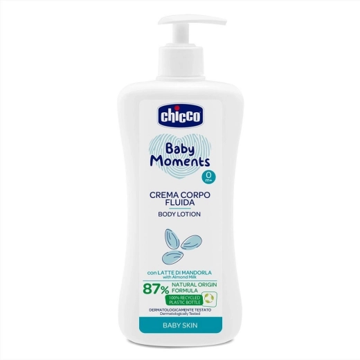 Lapte de migdale pentru corp CHICCO Baby Moments 500 ml