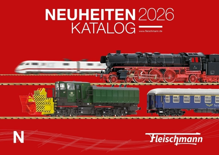 Catalog de noutăți Fleischmann 2026 (în engleză)