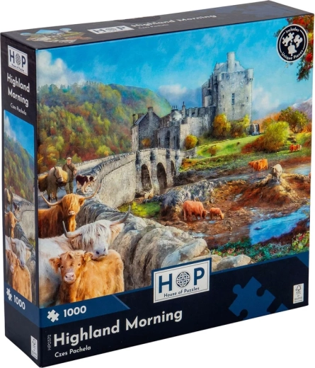 House of Puzzles Puzzle „Dimineață în Highlands-ul scoțian” cu 1000 de piese