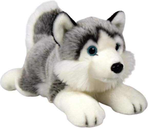 Câine de pluș husky Dubi 27 cm