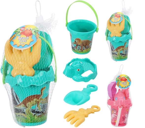 Set pentru nisip cu motiv cu dinozauri