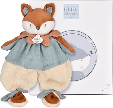 Doudou set cadou jucărie de pluș pentru alintat Vulpița Timo 29 cm