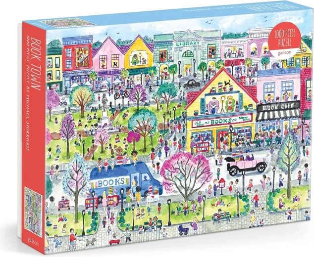 Puzzle 1000 de piese Orașul cărților de la Galison – MICHAEL STORRINGS