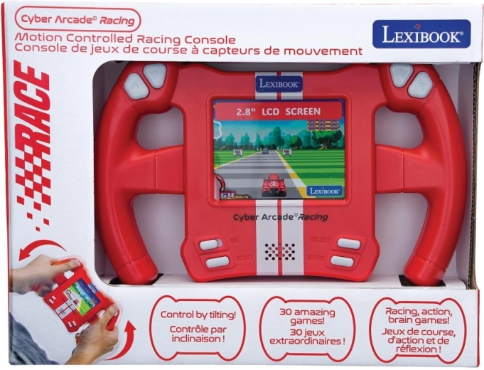 Consolă de curse Lexibook cu control prin gesturi pentru copii