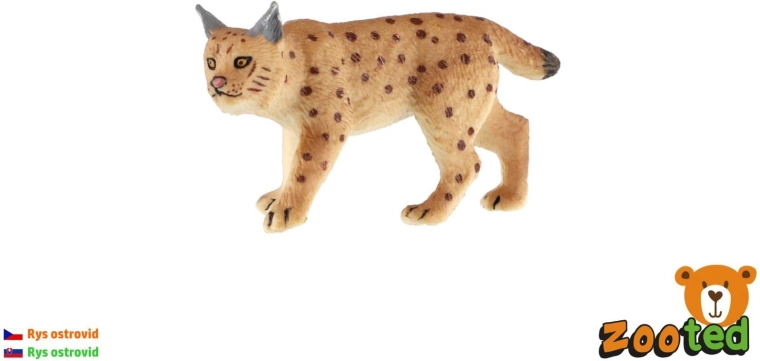Figurină din plastic cu râs eurasiatic 8 cm