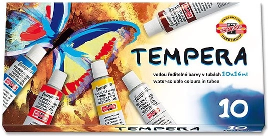 Vopsele tempera KOH-I-NOOR 10x16ml Fluture