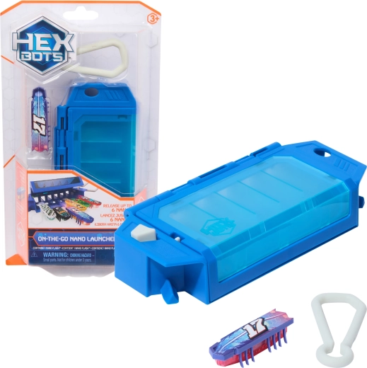 Hexbug HEXBOTS Nano On‑The‑Go Launcher cu micro robot