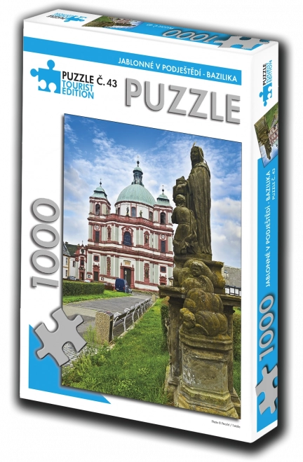 Puzzle Jablonné v Podještědí, bazilica 1000 de piese
