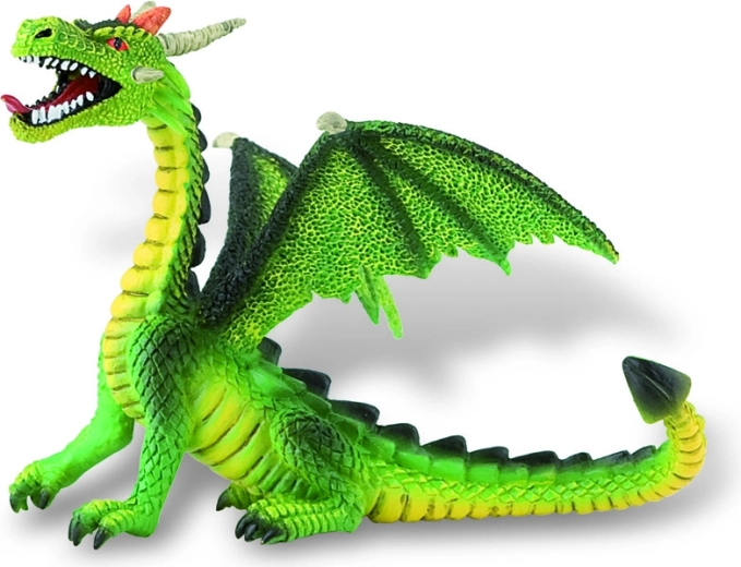 Dragon verde așezat Bullyland