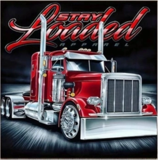 Norimpex pictură cu diamante camion american roșu 30 × 40 cm