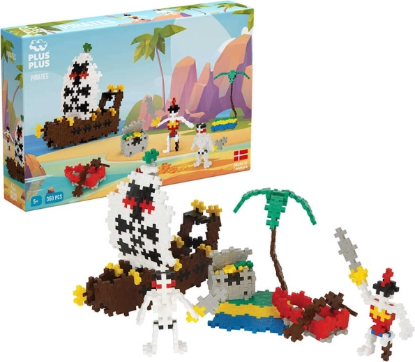 Plus-Plus set creativ Pirați – 360 piese