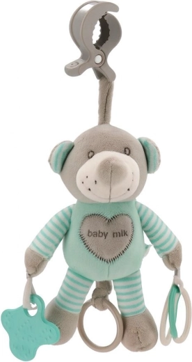 Jucărie de pluș cu vibrații Baby Mix urs mentă