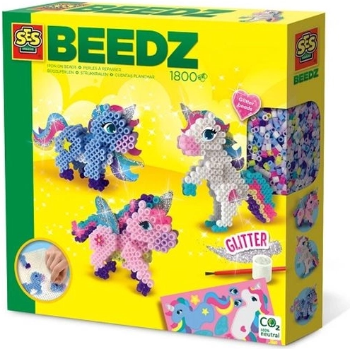 SES Beedz mărgele de călcat 3D – unicorni