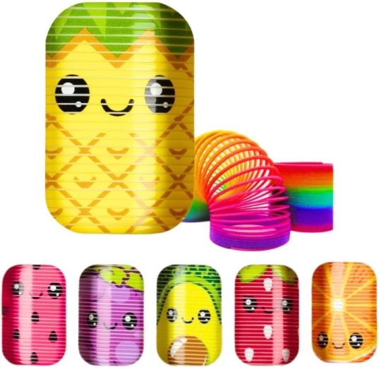 Arc spirală (slinky) cu fructe pentru copii