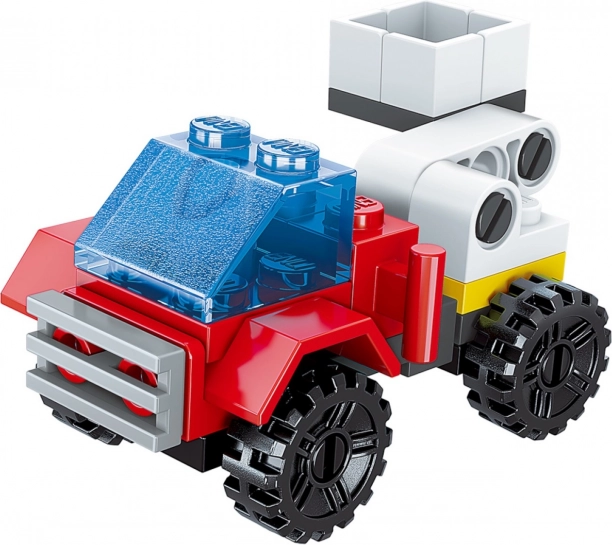 Qman Squros vehicul de salvare Skyline 3‑în‑1 – mini set de construcție