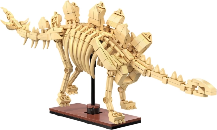 Fosilă de dinozaur CaDA Stegosaurus din piese, la scara 1:23