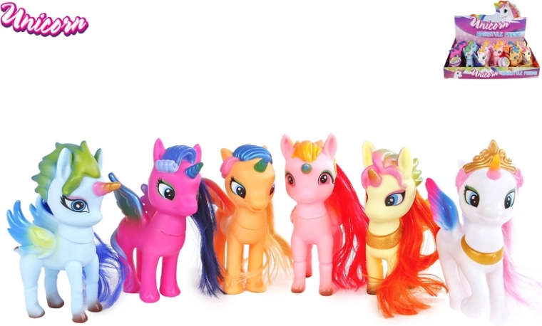 Unicorn cu cap rotativ 13 cm