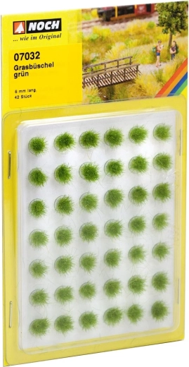 Noch tufe de iarbă mini set verde 42 buc
