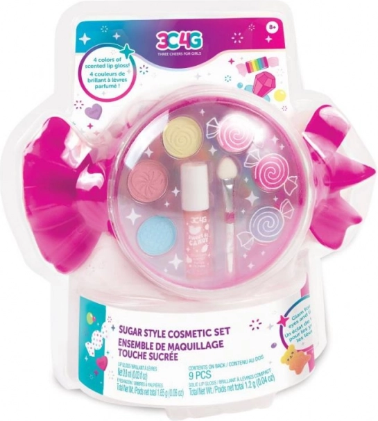 Set cosmetic în formă de bombon