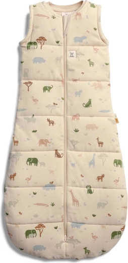 ergoPouch sac de dormit din bumbac organic Jersey savannah 2,5 tog (8–24 luni)