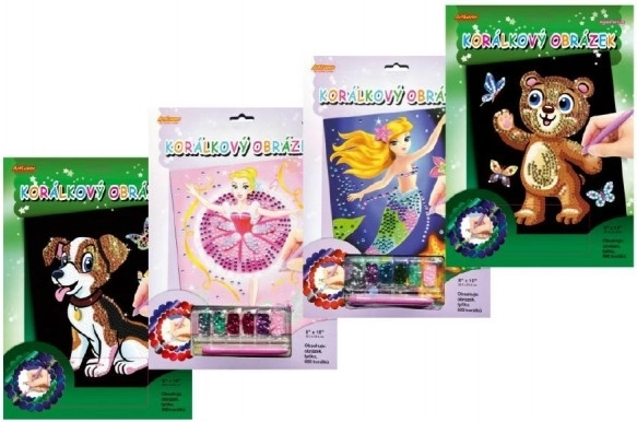 ArtLover tablou cu mărgele balerină 20x25 cm