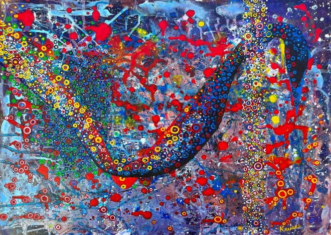 puzzle stârc alb 1000 piese