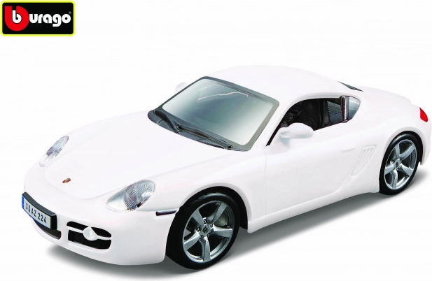 Bburago Porsche Cayman S alb 1:32