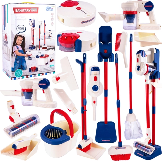 Set de curățenie cu mop, aspirator și robot de curățenie