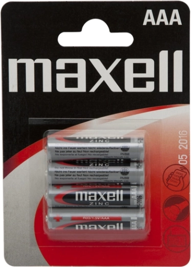 Baterii zinc-carbon AAA 1,5 V, 4 bucăți