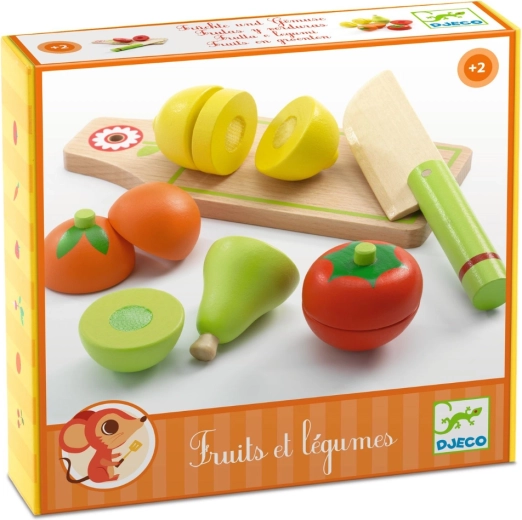 Set de fructe de tăiat DJECO