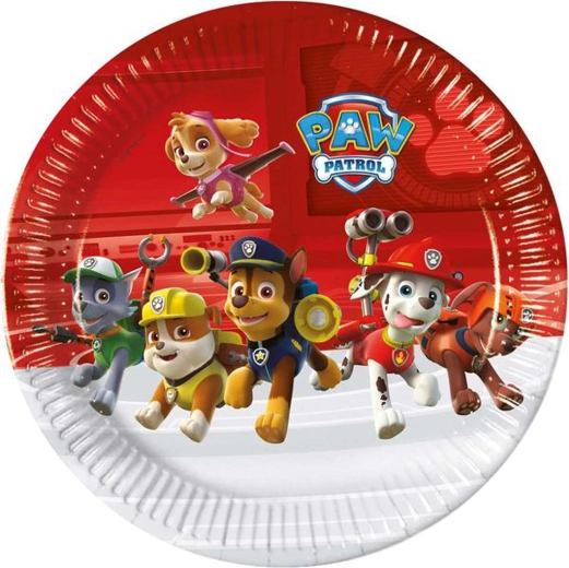 Farfurii de hârtie PAW PATROL 20 cm, 6 buc