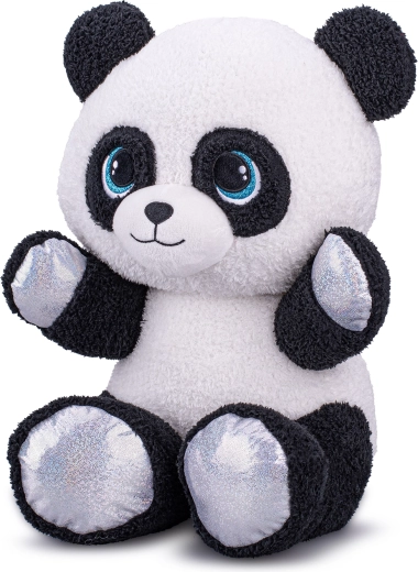 Panda din pluș 24 cm așezată