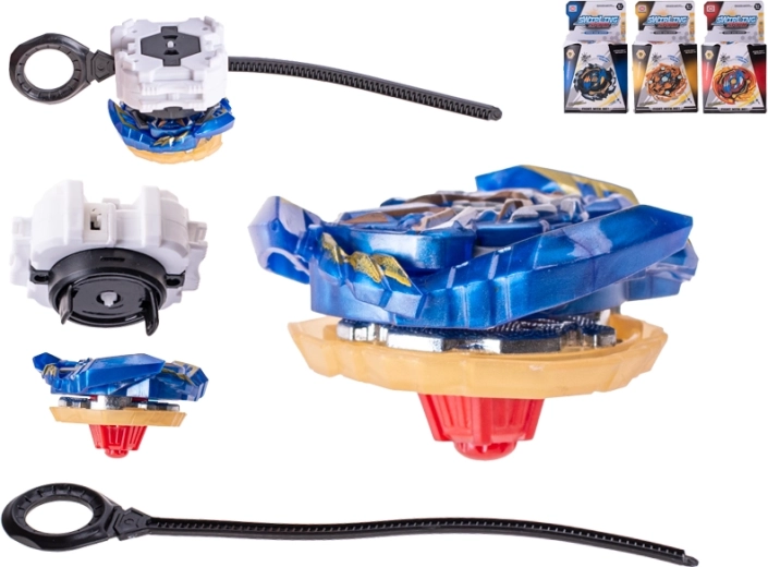 Spinner cu lansator 5,5 cm – jucărie de acțiune rapidă în stil BEYBLADE