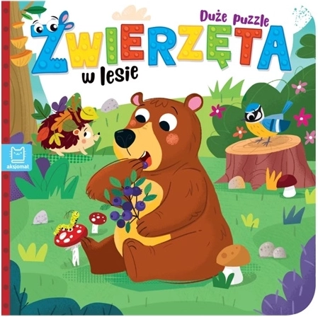 Animale în pădure – carte cu puzzle-uri mari