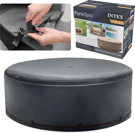 Capac izolator Intex PureSpa pentru jacuzzi gonflabil rotund