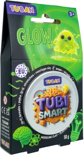Plastilină Tubi Smart care strălucește în întuneric 50 g