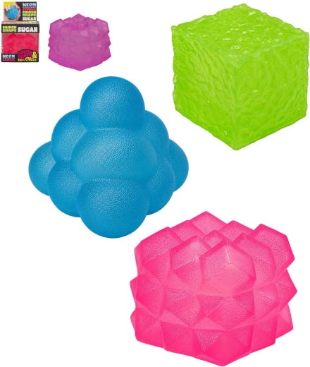 Jucărie antistres de strâns Neon Squeeze Mega Squeeze Sugar 5,5 cm - 1 bucată