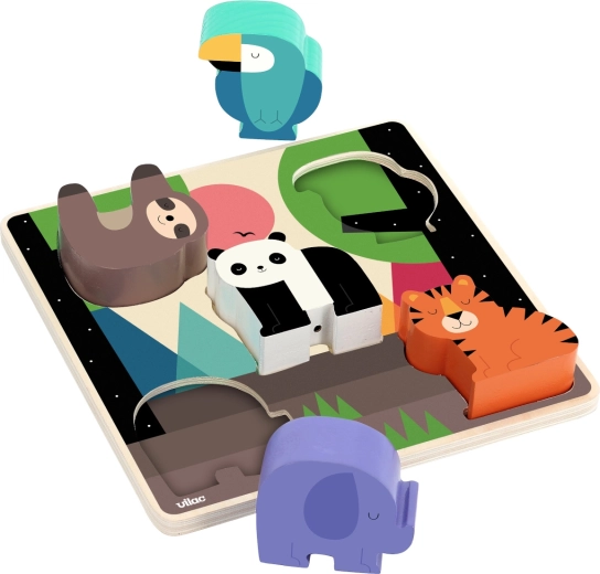 Puzzle sonor de inserție Jungla