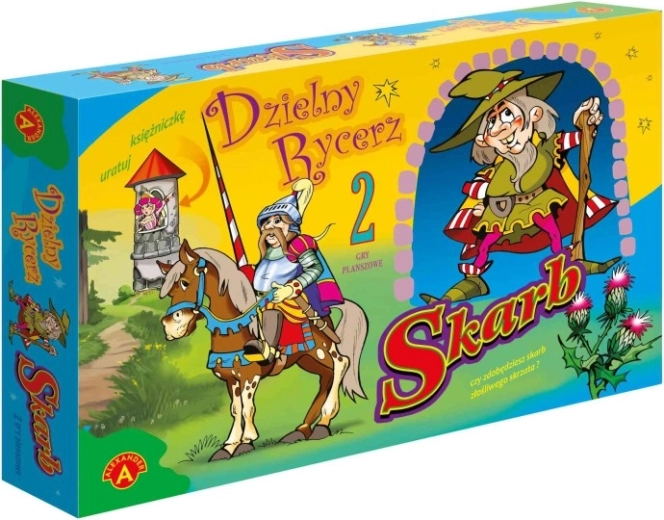 Skarb – cavalerul curajos: set de două jocuri de societate pentru copii