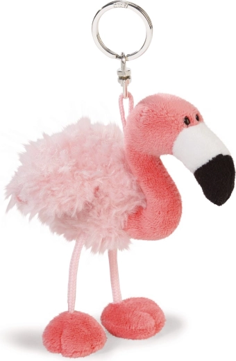 Breloc cu flamingo beanbag 10 cm - 1 bucată